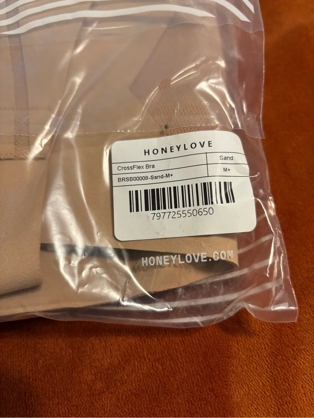 Honeylove CrossFlex Bra Sand
